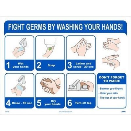 NMC Fight Germs By Washing Your Hands PST138